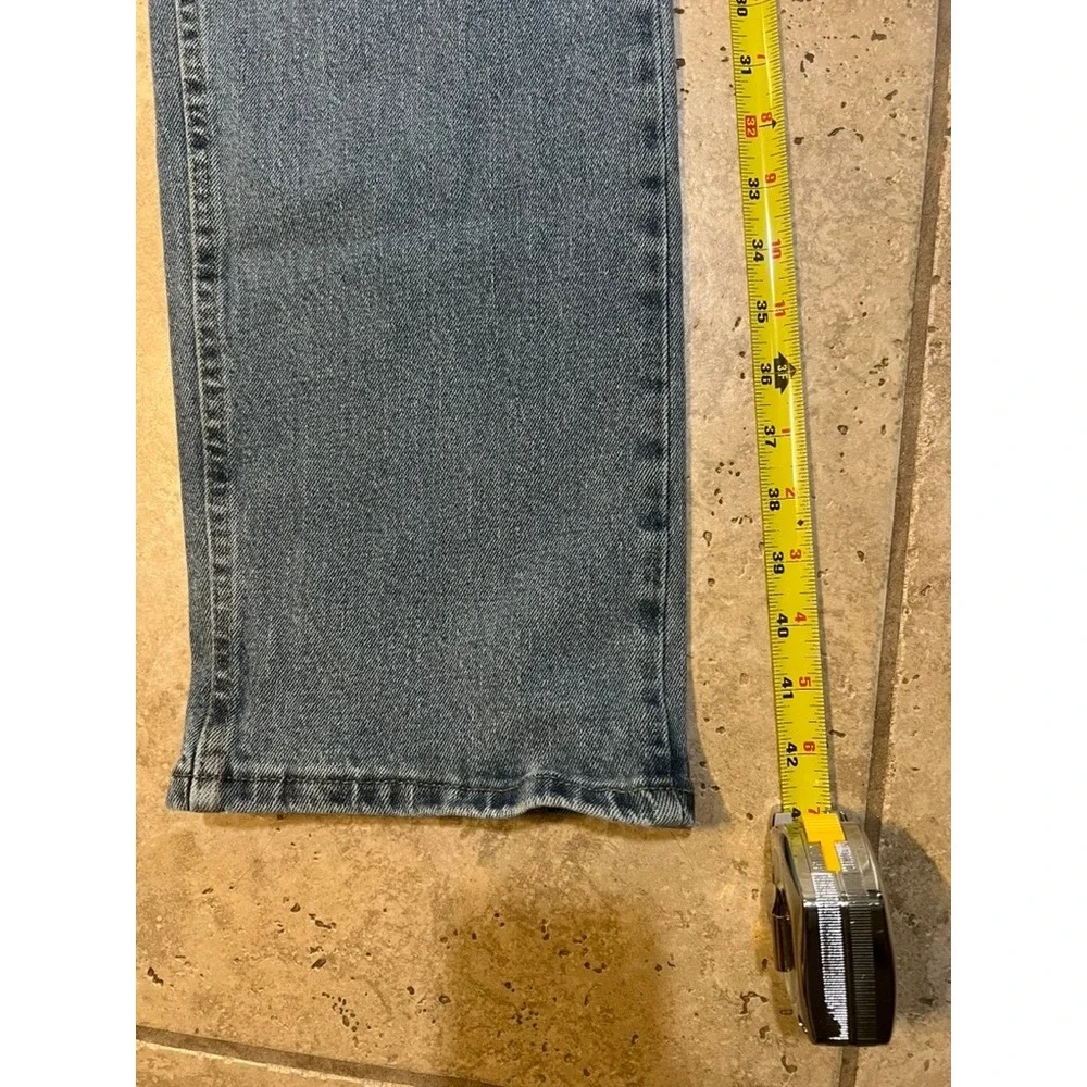 Wrangler Premium Quality Mens Straight Leg Jeans Blue 38x32 Medium Wash